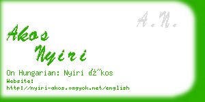 akos nyiri business card